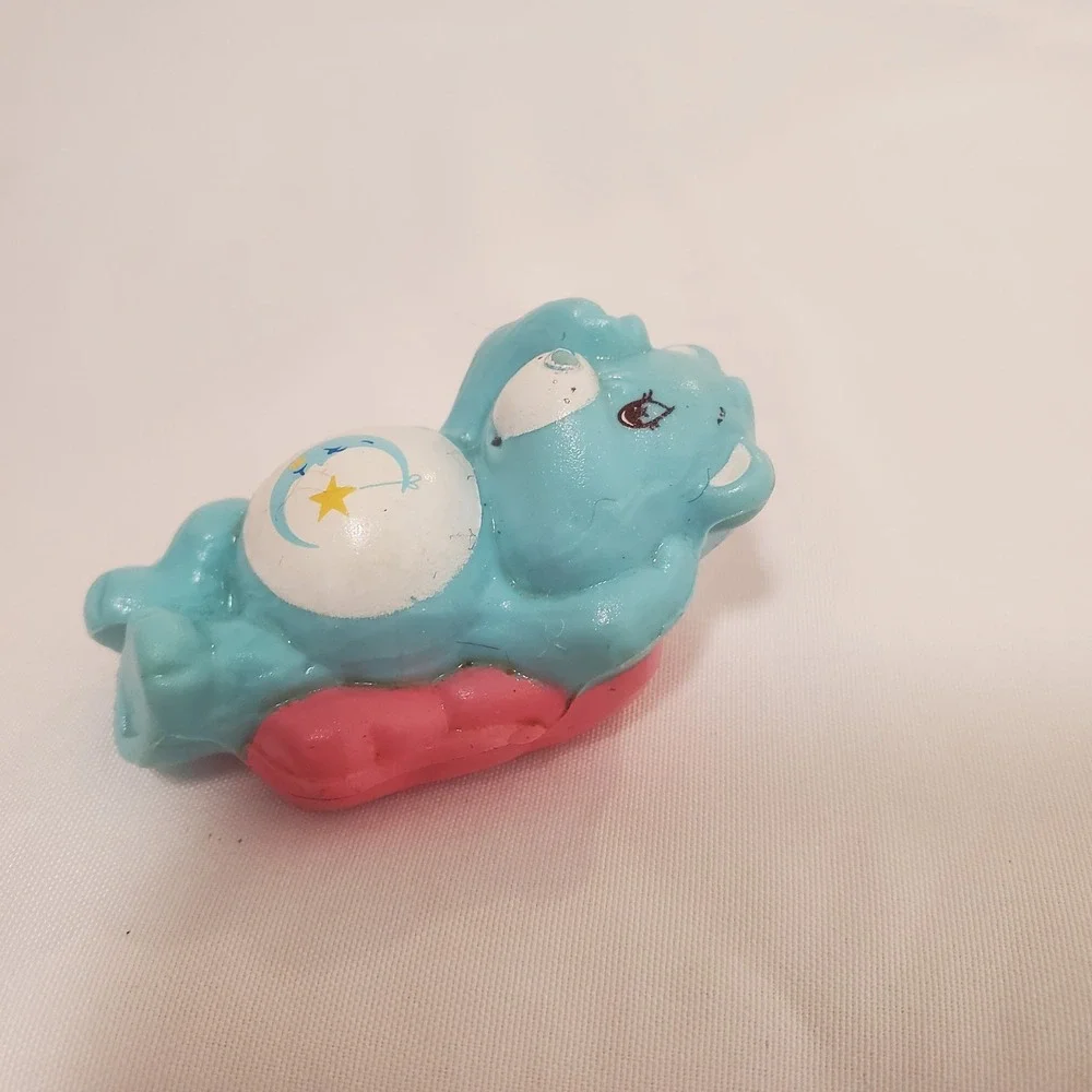 Vintage 1983 Care Bears Bedtime Bear Pvc Figure Cake‎ Topper